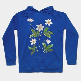 Wood Anemone Gouache Hoodie